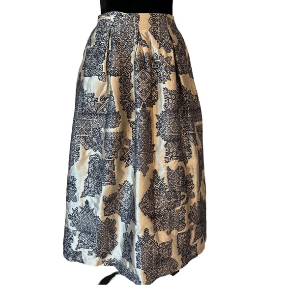 Colomba Leddi Dresses & Skirts - Colomba Leddi Milano Couture Silk Embroidery Full Skirt